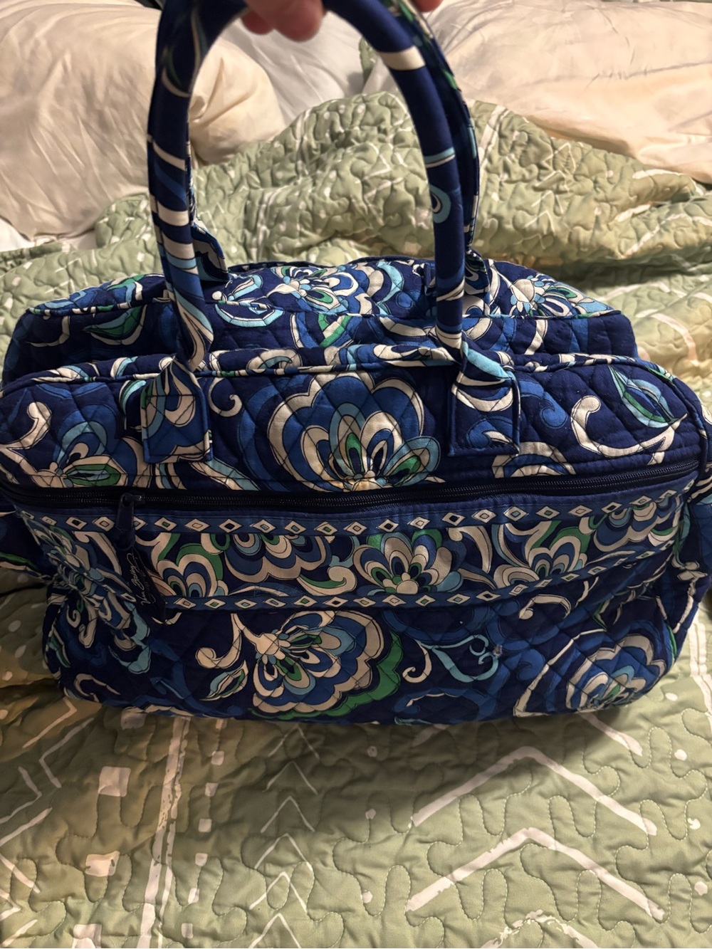 Vera Bradley Mediterranean Blue Weekender